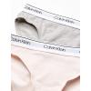imageCalvin Klein Girls Modern Cotton Bikini Multipack2 Pack  Crystal Pink  Heather Grey