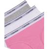 imageCalvin Klein Girls Modern Cotton Bikini Multipack3 Pack  Sachet Pink  Classic White  Heather Grey