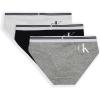imageCalvin Klein Girls Modern Cotton Bikini Multipack3 Pack WhiteBlackHeathergrey