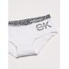 imageCalvin Klein Girls Modern Cotton Hipster Underwear MultipackWhiteBlackHeather