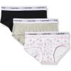 imageCalvin Klein Girls Modern Cotton Hipster Underwear MultipackHeatherBlack
