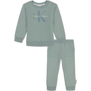 imageCalvin Klein Baby Boys 2 Pc Knit Jog SetLead