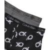 imageCalvin Klein Boys 2 Pack Boxer Briefs  Premium Cotton ComfortBlack Logo TiedyeCastle Rock