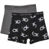 imageCalvin Klein Boys 2 Pack Boxer Briefs  Premium Cotton ComfortBlack Logo TiedyeCastle Rock