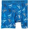 imageCalvin Klein Boys 2 Pack Boxer Briefs  Premium Cotton ComfortDeep Moat BlueBlack Iris