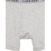 imageCalvin Klein Boys 2 Pack Boxer Briefs  Premium Cotton ComfortHeather GreyOlivine Splatter Camo