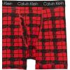 imageCalvin Klein Boys 2 Pack Boxer Briefs  Premium Cotton ComfortHeather GreyRed Plaid