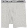 imageCalvin Klein Boys 2 Pack Boxer Briefs  Premium Cotton ComfortHeather GreyRed Plaid