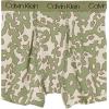 imageCalvin Klein Boys 2 Pack Boxer Briefs  Premium Cotton ComfortOlivine Outline CamoZinfandel