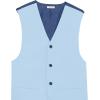 imageCalvin Klein Boys 4Piece Formal Suit Set Vest Pants Collared Dress Shirt and TieBel Air Blue Performance