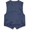 imageCalvin Klein Boys 4Piece Formal Suit Set Vest Pants Collared Dress Shirt and TieDark BlueTurquoise