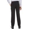 imageCalvin Klein Boys Flat BiStretch Dress Pant Straight Leg Fit Belt Loops ampamp Front PocketsBlack