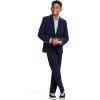 imageCalvin Klein Boys Flat BiStretch Dress Pant Straight Leg Fit Belt Loops ampamp Front PocketsNavy Infinite