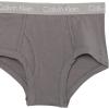 imageCalvin Klein Boys Little Modern Cotton Assorted Briefs Underwear 3 PackBlueCstlBlack