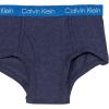 imageCalvin Klein Boys Little Modern Cotton Assorted Briefs Underwear 3 PackBlueCstlBlack