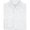 imageCalvin Klein Boys Long Sleeve Patterned Dress Shirt ButtonDown Style with Cuffs ampamp Shirttail HemBlue Dapple Print
