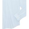 imageCalvin Klein Boys Long Sleeve Patterned Dress Shirt ButtonDown Style with Cuffs ampamp Shirttail HemLight Blue Heathered