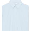 imageCalvin Klein Boys Long Sleeve Patterned Dress Shirt ButtonDown Style with Cuffs ampamp Shirttail HemLight Blue Heathered