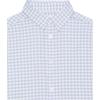 imageCalvin Klein Boys Long Sleeve Patterned Dress Shirt ButtonDown Style with Cuffs ampamp Shirttail HemLilac Gingham