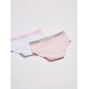 imageCalvin Klein Girls Modern Cotton Hipster Panty Underwear 2 PackCrystal Pink  Classic White  2 Pack