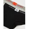 imageCalvin Klein Girls Modern Cotton Hipster Panty Underwear 2 PackHeather Grey  Black  2 Pack