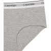 imageCalvin Klein Girls Modern Cotton Hipster Panty Underwear 2 PackHeather Grey  Black