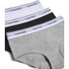 imageCalvin Klein Girls Modern Cotton Hipster UnderwearHeather GrayBlackWhite