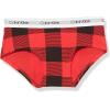 imageCalvin Klein Girls Modern Cotton Hipster UnderwearHeather GreyRed BuffaloBlack