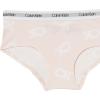 imageCalvin Klein Girls Modern Cotton Hipster UnderwearPink Logo TiedyeHeather GreyWhite