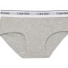 imageCalvin Klein Girls Modern Cotton Hipster UnderwearWhiteBlackHeather Grey