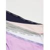 imageCalvin Klein Girls Underwear Cotton Bikini Panty 5 PackHeather GreyWhiteCrystal PinkSymphonyCk Lilac