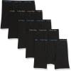 imageCalvin Klein Boys Modern Cotton Boxer Briefs 5 PackBlackBlackBlackBlackBlack