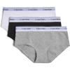 imageCalvin Klein Girls Modern Cotton Hipster UnderwearHeather GrayBlackWhite