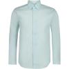 imageCalvin Klein boys Long Sleeve Slim Fit Dress Shirt Buttondown Style With Cuffs ampamp Shirttail HemAqua