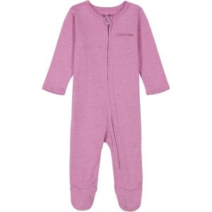 imageCalvin Klein Baby Girls Footed CoverallCrocus