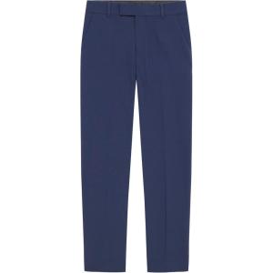 imageCalvin Klein Boys Flat BiStretch Dress Pant Straight Leg Fit Belt Loops ampamp Front PocketsNavy Infinite