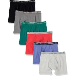 imageCalvin Klein Boys Underwear Cotton Boxer Brief 6 PackBasic Pack