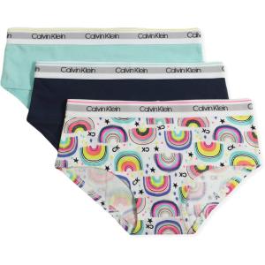 imageCalvin Klein Girls Modern Cotton Hipster UnderwearRainbows CkIndigoAngel Blue