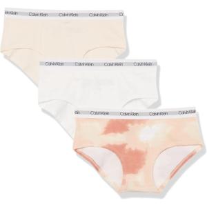 imageCalvin Klein Girls Modern Cotton Hipster UnderwearTie DyeMotprlWhite