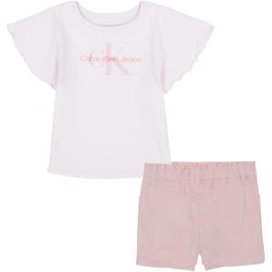 imageCalvin Klein babyboys 2pc Short SetShrinking VioletLilac