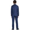 imageCalvin Klein Boys BiStretch Blazer Suit Jacket 2Button Single Breasted Closure Buttoned Cuffs ampamp Front Flap PocketsBright Blue