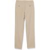 imageCalvin Klein Boys Flat Suit Dress Pant Straight Leg Fit ampamp Hemmed Bottom Belt Loops ampamp Functional Front PocketsKhaki Sharkskin
