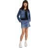 imageCalvin Klein Girls Basic Jean Jacket Stretch Denim with Button Closure Casual StyleAuthentic