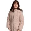 imageCalvin Klein Girls Hooded Winter Puffer Jacket FullLength Heavyweight Coat with Fleece LiningAerial Heavenly Pink