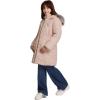 imageCalvin Klein Girls Hooded Winter Puffer Jacket FullLength Heavyweight Coat with Fleece LiningAerial Heavenly Pink