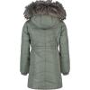 imageCalvin Klein Girls Hooded Winter Puffer Jacket FullLength Heavyweight Coat with Fleece LiningAerial Iceberg Green