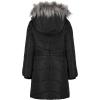 imageCalvin Klein Girls Hooded Winter Puffer Jacket FullLength Heavyweight Coat with Fleece LiningAerial Night