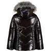 imageCalvin Klein Girls Hooded Winter Puffer Jacket FullLength Heavyweight Coat with Fleece LiningBlack Logo Tape