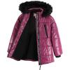 imageCalvin Klein Girls Hooded Winter Puffer Jacket FullLength Heavyweight Coat with Fleece LiningPlum Caspia Sport