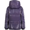 imageCalvin Klein Girls Short Length Hooded Winter Puffer Jacket with Fleece LiningLiquid Shine Purple Plumeria
